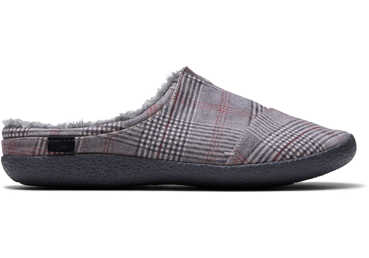 Toms Berkeley Glen Plaid - Mens Slippers - Grey - NZ - 025719WBD